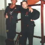 Sifu Thommy Böhlig und Sifu Jan-Holger Nahler bis 2005 Trainingskollegen und heute immer noch gute Freunde