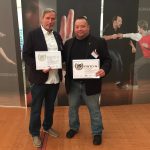 Auf dem 40-Jahre-EWTO-Jubiläumsevent erhielten Sifu Heiko Martin und Sifu Jan-Holger Ehrenurkunden für jeweils über 25 Jahre Mitgliedschaft in der EWTO