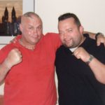 Sifu Jan-Holger mit seinem verstorbenen Freund und Ex-Türsteher-Kollegen Jürgen Klappert - unvergessliche Zeiten und unvergessliche Erinnerungen an verrückteste Geschichten in der legendären Großraum-Discothek Extra in Koblenz