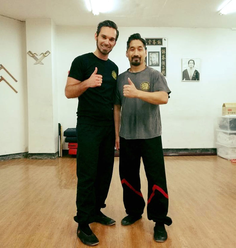 Sifu Christoph Drodt mit Sifu Jung Soo Park (Cheftrainer Süd-Korea) Sifu Christoph Drodt mit Sifu Jung Soo Park (Cheftrainer Süd-Korea)