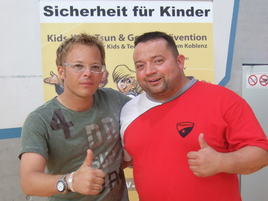 Sifu Jan-Holger und Mario Kotaska beim Dreh